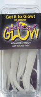 42250 SHAD WHITE GLOW 2.25" Tube